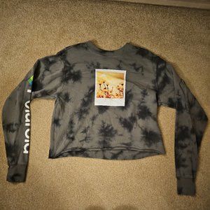 Polaroid Cropped Long Sleeve top